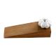 White Crackle Ceramic Melon Wooden Door Stopper